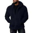 thumbnail image 1 of Pisexur Jackets for Men Pullover Sweater Stand Collar Elastic Solid Color Half Sweater For Men Stand-up Collar Sweater Winter Coats for Men Mens Winter Jacket, 1 of 3