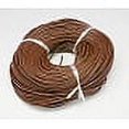 thumbnail image 1 of HAOAN 1Roll 21.9 Yards Genuine Round Leather String Cord 3mm Rope for Saddle Brown Leather String Cord for Making Necklaces Bracelets Braiding Wraps Crafts and Hobby Projects, 1 of 3