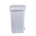 thumbnail image 2 of Step N’ Sort 40L Dual Trash & Recycling Bin – 2 x 20L Kitchen Garbage Can, Hands-Free Step Pedal, Dual Lid Opening, Soft-Close Lid, Removable Inner Bins, White, 2 of 13
