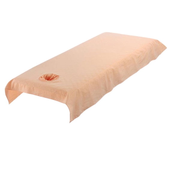 Reusable Washable Cotton Massage Table Bed Pad Cover 80x200cm/ 31.20x78 inch 8 Colors Brown 80cm