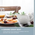 thumbnail image 4 of Sauce Container Sauce Boat Ceramic Milk Sauce Cup Ceramic Gravy Boat Gravy Container, 4 of 9