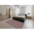 thumbnail image 4 of Ahgly Company Indoor Rectangle Patterned Maroon Purple Novelty Area Rugs, 10' x 13', 4 of 6