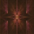 thumbnail image 1 of Ahgly Company Tapis d'Intérieur Lavable en Machine Carré Transitionnel Rouge Brun, 5 Pieds Carré, 1 of 7