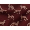 thumbnail image 4 of oneOone Viscose Jersey Fabric Fox Block Print Fabric By The Yard 60 Inch Wide, 4 of 5