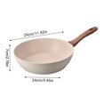 thumbnail image 3 of Nonstick Frying Pan with Lid Induction Compatible Skillet for Omelets, Searing, and Everyday Cooking, 3 of 9