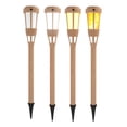 thumbnail image 1 of ziyahi 4 Pieces Solar Flame Light Outdoor Torch Lamp Flickering Decorative Lighting for Landscape Driveway Path Courtyard Villa, 1 of 6