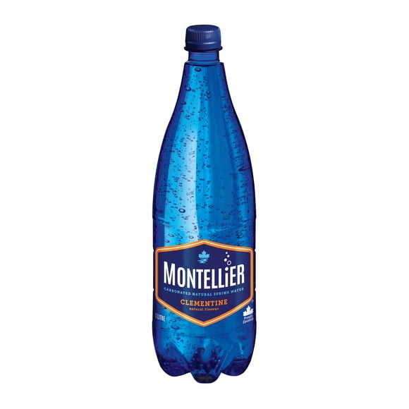 Montellier Clementine Carbonated Natural Spring Water 1 L, Bottle
