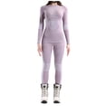 thumbnail image 1 of Women's Thermal Underwear， Breathable & Moisture-Wicking， High-Compression Base Layer Set for Skiing， Hiking， Running， Cold Weather， Solid Color, 1 of 7