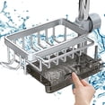 thumbnail image 1 of TopLLC Accessoires de Cuisine, Essentiels de Cuisine, Outils de Cuisine Support de Rangement pour Robinet Rangement de Vêtements Sans Perçage Support de Rangement d'Évier Ajouré Support de Rangement, 1 of 1