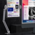 thumbnail image 3 of Maoww Phone Holder Adjustable Aluminum Alloy Portable Reusable Household Dorm Tablet Bed Bracket Mount for Tablets Notebook Silver, 3 of 9