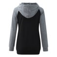 thumbnail image 4 of Heliisoer Blouse à Capuche de Maternité à Col Rond à Manches Longues avec Empiècements pour l'Allaitement, 4 of 6