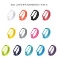 thumbnail image 2 of VONKY Bracelet de Remplacement Bracelet de Poignet Flexible Bande Ronde Bracelet de Poignet Intelligent Résistant à l'Usure Bracelet de Montre Bracelet de Sport Remplacement pour Mi 3 Sarcelle, 2 of 8