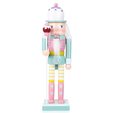Christmas Nutcracker Decoration Wooden Nutcracker Ornament Soldier Decor Nutcracker Figure