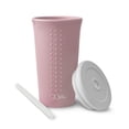 thumbnail image 3 of GoSili Straw Cup, 16oz. "Spring" Millennial Pink, 3 of 7