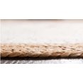 thumbnail image 4 of Handmade Braided Natural Pure Jute Oval Shape Area Rugs with white Color Design Size 6 x 9 Feet ( 180 cm x 270 cm ), 4 of 4