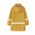 thumbnail image 3 of Virmaxy Toddler Baby Girls Boys Fleece Raincoat Kids Mid-Length Solid Hooded Rushing Jacket with Reflective Stripes Long Sleeve Open Front Waterproof Plush Outwear with Pocket Pink 4T, 3 of 8