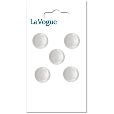 LA VOGUE Shank bouton - blanc, 12 mm (0.47 in)
