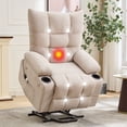 thumbnail image 1 of QinaQin Oversized Power Lift Recliner Chair Featuring Massage Heat Swivel and Rocker Functions, 1 of 9