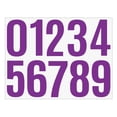 thumbnail image 1 of 4 Inch Large Size Number Stickers, 1 Sheet Self Adhesive House Numbers for Mailbox, Trash Cans - Waterproof Vinyl Numbers Sticker, for Easy Backing Peeling, Bold and Easy-to-Read House Number Labels, 1 of 9