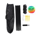 thumbnail image 2 of Portable Volleyball Net Set, PE and Iron Easy Storage Complete Volleyball Set Professional Strong Support Steel Poles  for Beach for Kids Adults, 2 of 7
