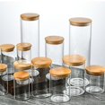 thumbnail image 4 of Glass Jars with Airtight Lids Large Durable Storage Jar for Sauces Pickled Vegetables  2, 4 of 8