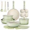 thumbnail image 1 of GIPP 21pcs Ceramic Cookware Sets, Pots and Pans Set Nonstick with Removable Handle, Oven & Dishwasher Safe,Induction Cookware, Kitchen Cooking Set for All Stoves, 1 of 7