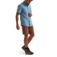 thumbnail image 3 of Wrangler® Men's Outdoor Shirt, Short Sleeve, Blue, 3 of 9
