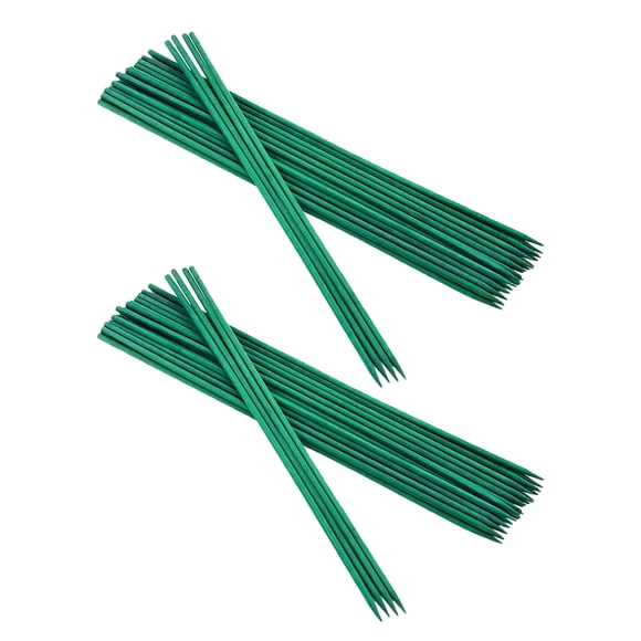 50pcs Plant Stakes Portable Garden Plant Support Stakes Bamboo Sticks for Plant Growth