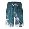 thumbnail image 1 of Mens Swimsuit Mesh Lined With Beach Shorts And Pockets Men'S Board Shorts M, 1 of 4