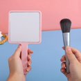 thumbnail image 4 of SharkTRUE Miroir Carré avec Poignée Accessoires de Maquillage Beauté Miroir à Main Coiffeuse, 4 of 8