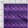 thumbnail image 2 of oneOone Cotton Cambric Royal Blue Fabric African Aztech Craft Projects Decor Fabric Printed By The Yard 56 Inch Wide, 2 of 4