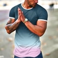 thumbnail image 4 of BOBOGOJP T-Shirts pour Grands Hommes T-Shirt Classique à Col Rond T-Shirt Coupe Confortable Chemise pour Homme (Vert,m), 4 of 5