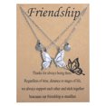 thumbnail image 1 of SIfdSeng Butterfly Necklace Female Sense Creative Card Necklace Gift for Friends Female Necklace Female Design Sense Temperament, 1 of 8