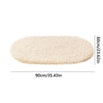 thumbnail image 2 of Maplenight Oval Bathroom Rugs Non Slip Washable 35x24in Soft Absorbent Bath Rugs Quick Dry Anti Mold Shower Rug for Bathroom Floor Tub and Shower Beige, 2 of 6