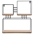 thumbnail image 4 of Truu Design Étagère murale flottante décorative en bois - Carré, 4 of 7
