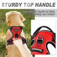 thumbnail image 3 of BARKBAY No Pull Dog Harness Front Clip Heavy Duty Reflective Easy Control Handle for Large Dog Walking(Red M), 3 of 5