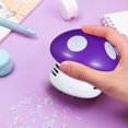 thumbnail image 1 of EXHUMKY Aspirateur de Table Mini en Forme de Champignon ABS Miettes Nettoyage 1 Ensemble, 1 of 6