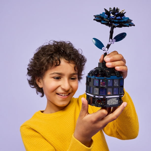 LEGO Wednesday Black Dahlia Flower Building Toy - Pretend Play Set