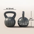 thumbnail image 3 of Soozier Kettlebell, Kettlebell de 22 Lb avec Poignée Antidérapante, 3 of 10