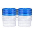 thumbnail image 1 of 6 Pack 16 Oz Freezer Storage Containers Small Plastic Containers with Top Lids Round Storage Containers Food Storage Container Kitchen Storage Box,Airtight Container,Plastic Food Container,Glass Stor, 1 of 2