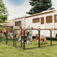 thumbnail image 4 of Garvee Metal Dog Playpen,  Extra Large, with 8 Panels, Height 40", Gate Included, Black, 4 of 7