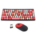 thumbnail image 2 of Keyboard Mouse Combo, Cute Colorful Appearance 2.4G Keyboard Mouse Light Quiet 86 Keys  For PC For Home For Office, 2 of 8