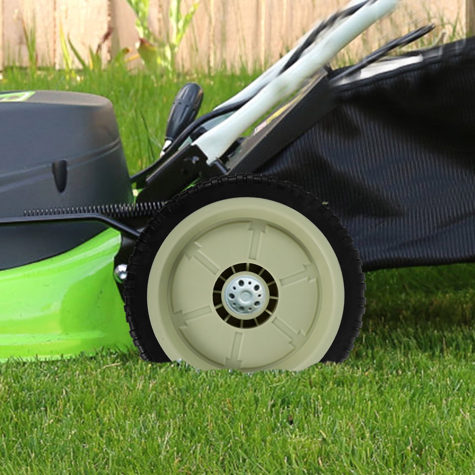 HONMEET Self Propelled Lawn Mower Lawn Mower Wheel Plastic Multi 1Pack for Efficiency