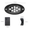 thumbnail image 3 of Cagogo RGB Chassis Lights, Bluetooth Wireless Remote Control Off-Road Vehicle Atmosphere Lighting Kit, Waterproof IP68 Durable ABS Plastic LED Underglow Lights, Six Light Trailer for Truck SUV ATV, 3 of 9