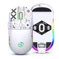 thumbnail image 5 of 2.4G Wireless Mouse 3600 DPI Wireless Mouse Ergonomic Gaming Mouse RGB Lighting Type-C Rechargeable For PC Laptop Computer T90RGB 3-mode charging -white, 5 of 5
