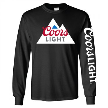 Coors Light Logo Black Long Sleeve Shirt-Small
