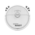 thumbnail image 1 of Automatic Vacuum Robot 3 In 1 Sweep Mop Vacuum Usb Rechargeable For Indoor Floors Tile Hardwood In White Plastic White, 1 of 5