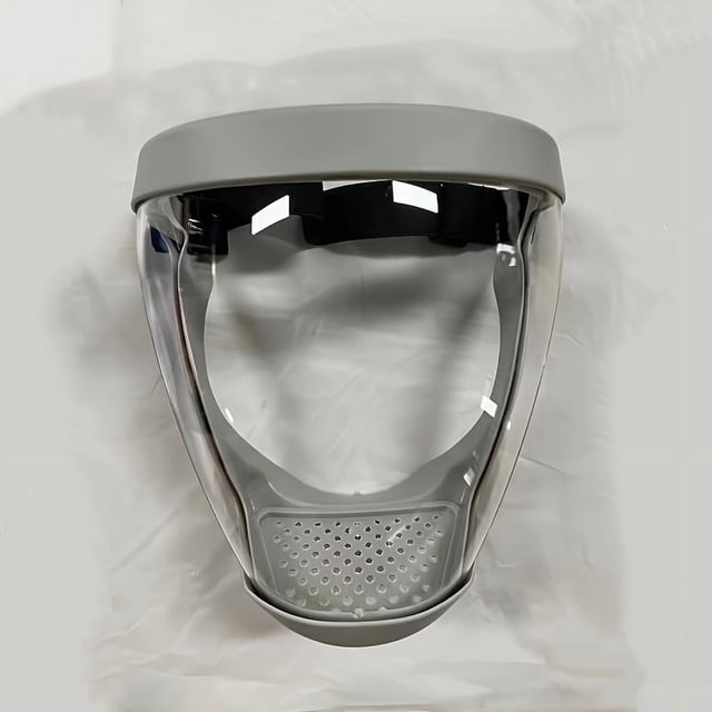 HLONK 1pc Adjustable Full Protection Mask - Transparent Safety Cover Suitable for Outdoor and Kitchen Use Available in Blue Red Black Gray zzz