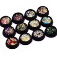 thumbnail image 4 of Multi Types 3D Gold Silver Crystal Rhinestones Pearl Crystal alloy nail Alloy Glitter Nail Jewelry Manicure Sticker Tips Decor, 4 of 7