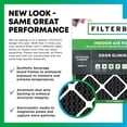 thumbnail image 3 of Filterbuy 10x20x1 MERV 8 (MPR 600) Odor Eliminator, Pleated HVAC AC Furnace Air Filters (6-Pack), 3 of 8
